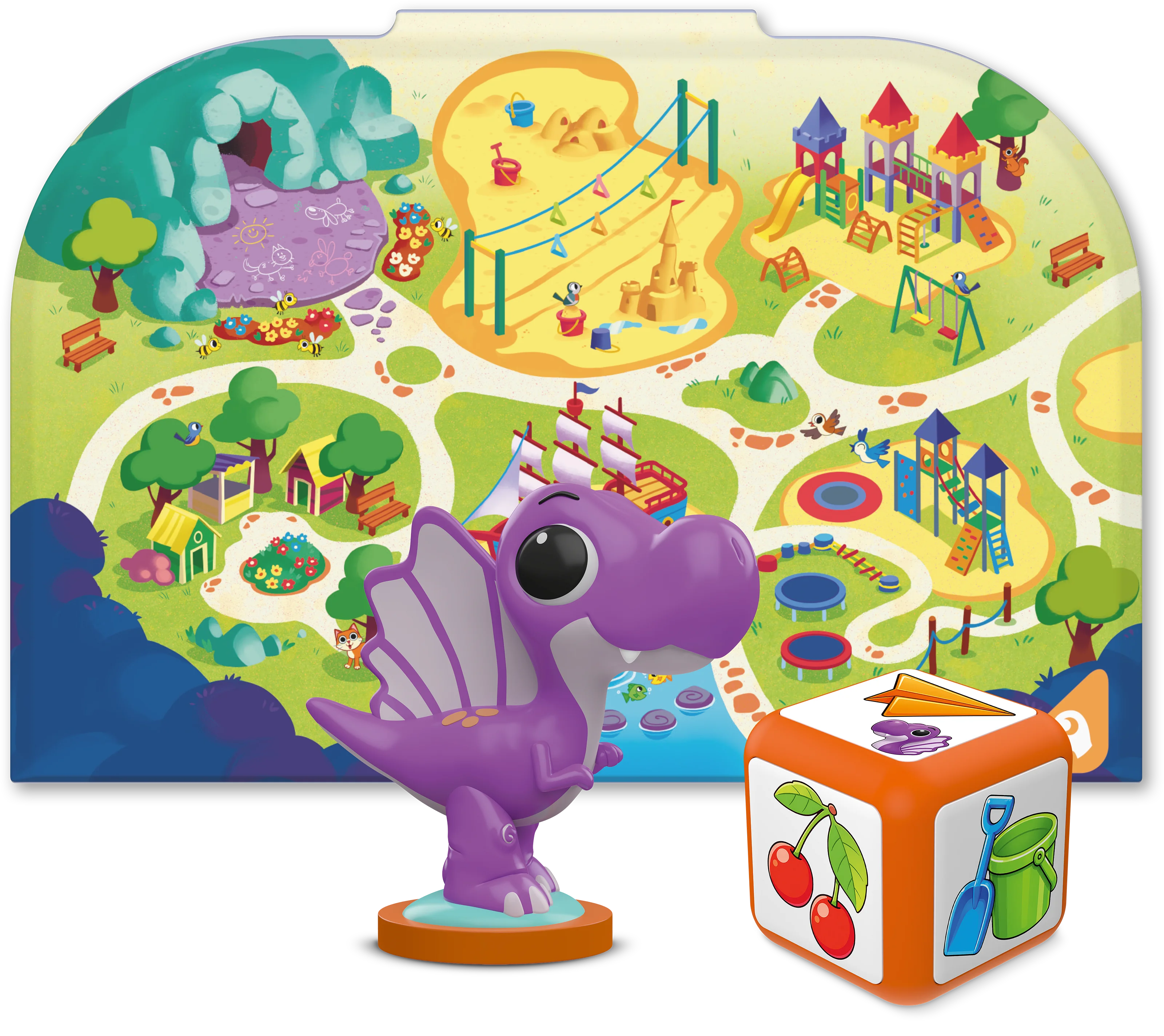 noinoi Hey Dino!: Play-Set Spino Frontal, Front