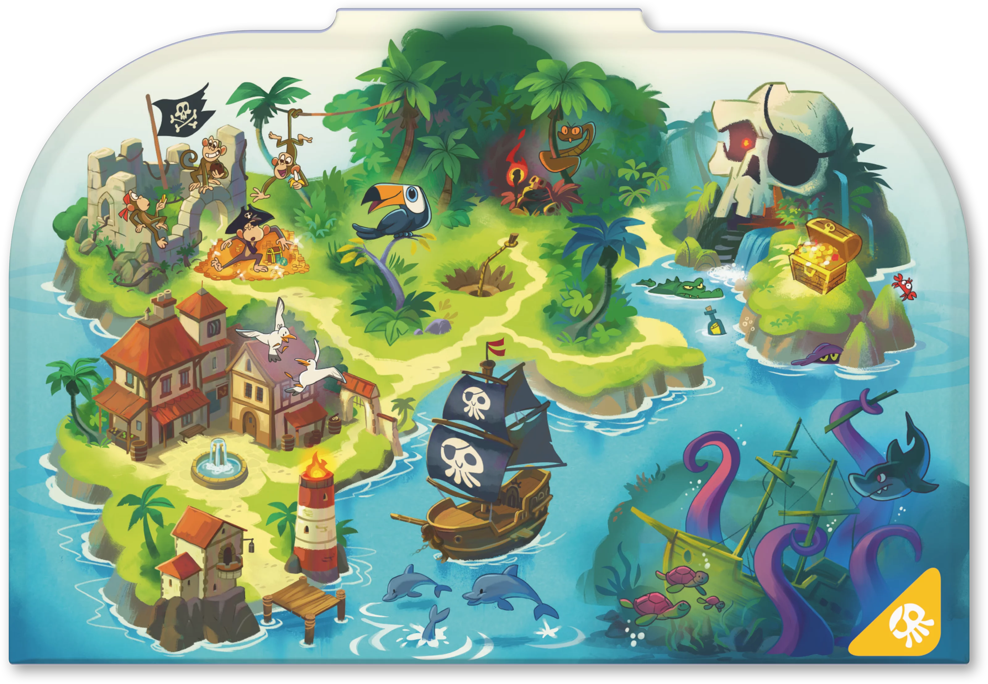 noinoi Starter-Set Pirate Planet Frontal, Front