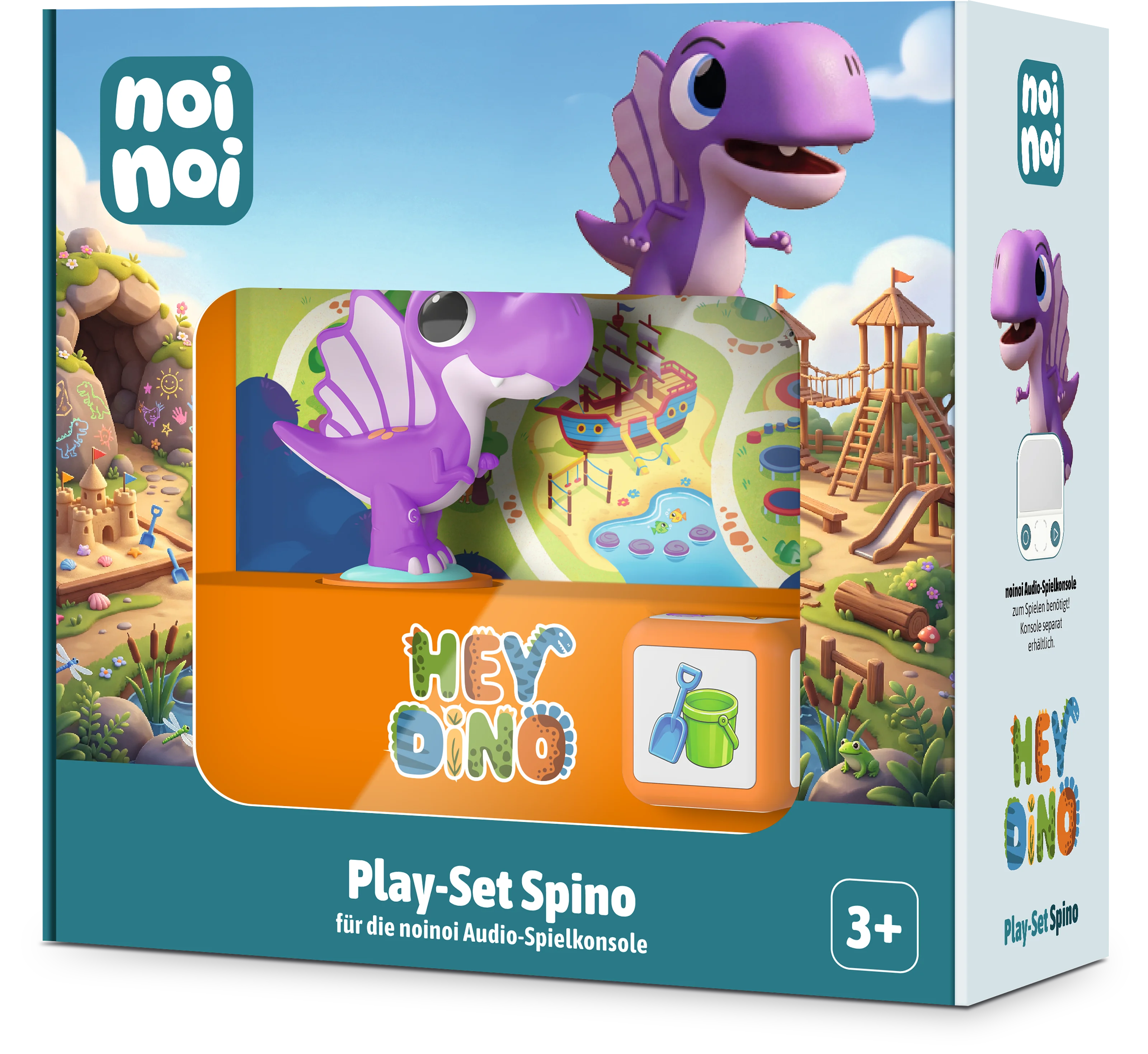 noinoi Hey Dino!: Play-Set Spino Frontal, Front