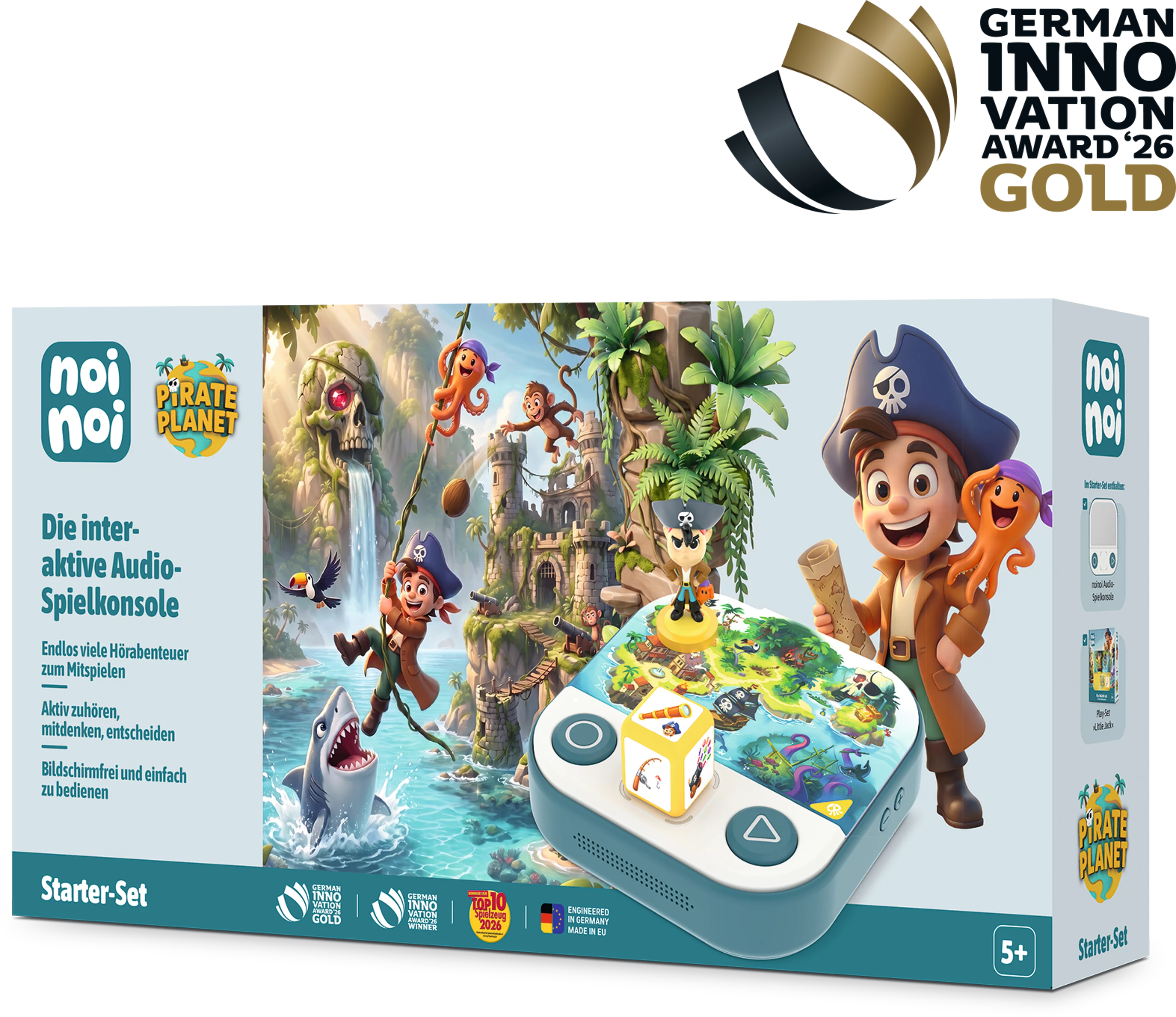 noinoi Starter-Set Pirate Planet Frontal, Front
