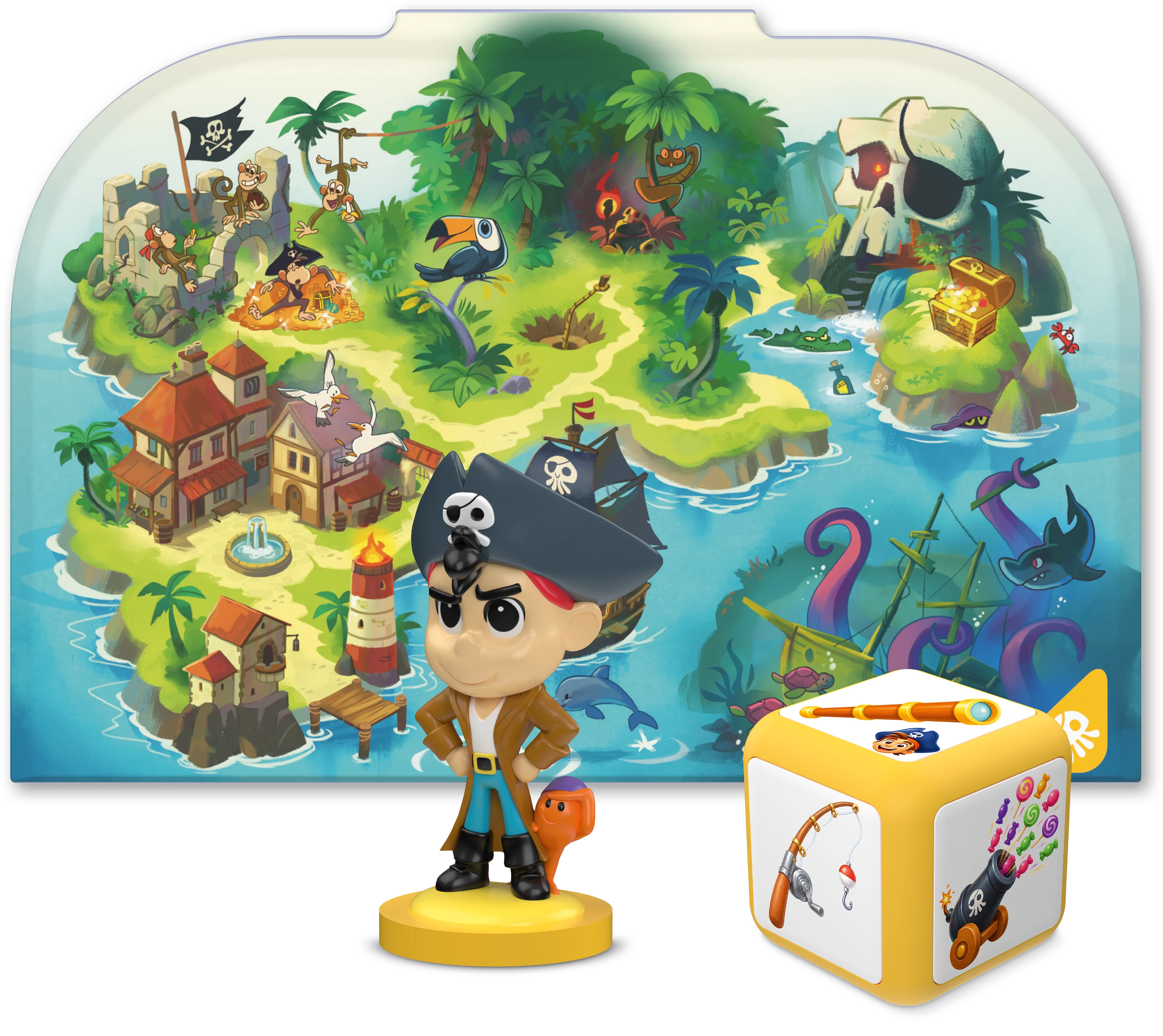 noinoi Pirate Planet: Play-Set Little Jack Frontal, Front